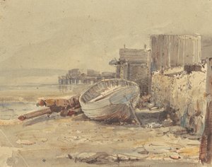 搁浅船，1880年