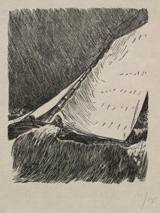 《第二个想法》，1866年。 作者 乔治·路易斯·帕尔梅拉·布森·布莫里耶