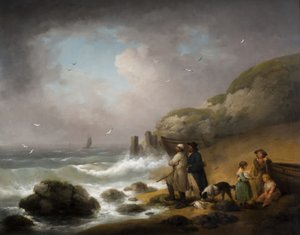 射击海鸟，1795年。 作者 乔治·莫兰德