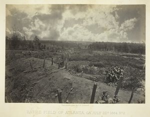 乔治亚州亚特兰大的战场，第2号，1864年7月22日。 作者 乔治·N·巴纳德