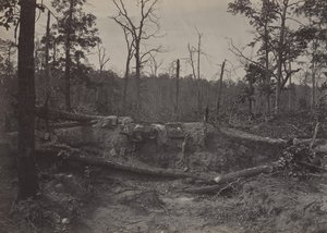 乔治亚州第2号新希望教堂的战地，1860年代。 作者 乔治·N·巴纳德