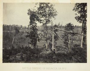 乔治亚州雷萨卡的战地，第2号，1866年。 作者 乔治·N·巴纳德