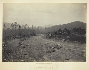 乔治亚州Buzzard Roost，1866年。 作者 乔治·N·巴纳德