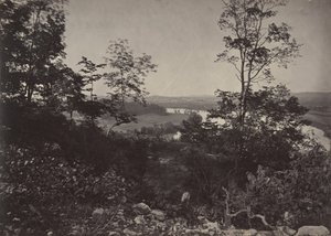 从瞭望山看查塔努加山谷，1860年代。 作者 乔治·N·巴纳德