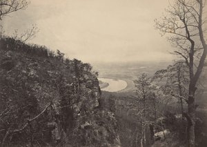 查塔努加山谷，来自望夫山第2号，1860年代。 作者 乔治·N·巴纳德