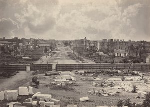 从国会大厦看哥伦比亚，1865-1866。 作者 乔治·N·巴纳德