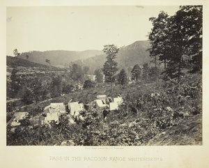 浣熊山脉的山口，怀特塞德第2号，1864年。 作者 乔治·N·巴纳德