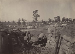 乔治亚州亚特兰大前的叛军工程，第3号，1860年代。