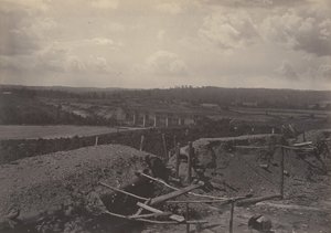 乔治亚州查塔霍奇河南岸，1860年代。 作者 乔治·N·巴纳德