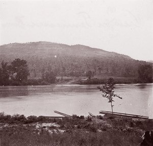 田纳西河上的风景，约1864年。 作者 乔治·N·巴纳德