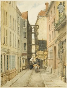 Mary-le-Port Street（纸本铅笔和水彩）