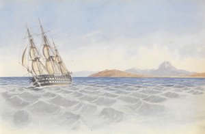 1852年4月26日，英国皇家海军 "贝勒罗丰 "号在迦太基角附近海域