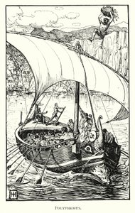 Odyssey: Polyphemus (engraving) 作者 乔治·珀西·雅各布·胡德