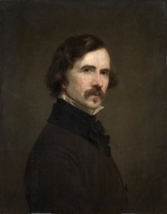 自画像，1852年。 作者 乔治·彼得·亚历山大·希利