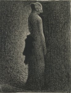 黑弓》，约1882年 作者 乔治·皮埃尔·修拉