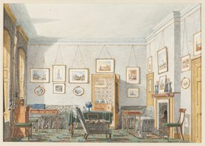 乔治·詹姆斯·德拉蒙德（George James Drummond）在牛津的房间，1853年