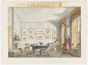 乔治·詹姆斯·德拉蒙德（George James Drummond）在牛津的房间，1853年
