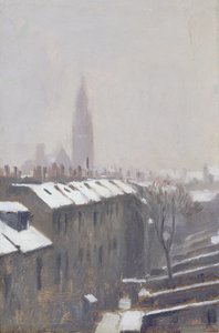 1870年，爱丁堡的雪下公爵街