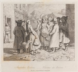 Anbachers，Ansbach，c.1821（蚀刻） 作者 乔治·罗伯特·刘易斯