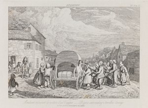 埃伯尼（Eperney）的乞eg（c.1821）（蚀刻） 作者 乔治·罗伯特·刘易斯
