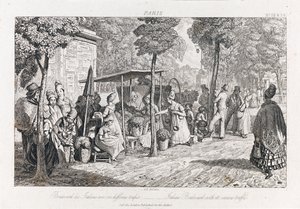 Boulevard Des Italiens，c.1821（蚀刻）