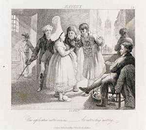有趣的会议 - Bayeux，c.1821（蚀刻版） 作者 乔治·罗伯特·刘易斯