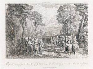 圣珀尔滕-朝圣者，c.1821（蚀刻）