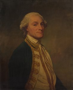 海军上将沙洛纳·奥格尔爵士1726-1816年。 作者 乔治·罗姆尼