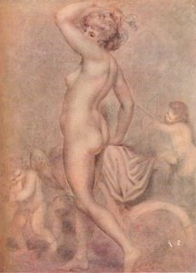 汉密尔顿夫人（Lady Hamilton）作为健康女神，c1790，1920。 作者 乔治·罗姆尼