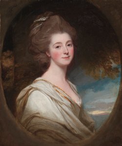 简·霍斯基斯肖像c。 1778-1780。 作者 乔治·罗姆尼