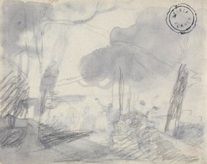 树木素描 作者 乔治·罗姆尼