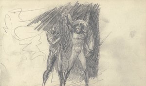 素描本绘图 作者 乔治·罗姆尼