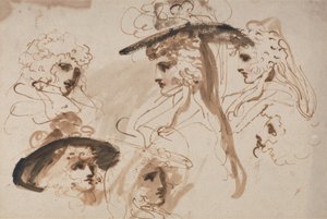 女士头像研究（女士头像研究） 作者 乔治·罗姆尼