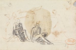 两个坐像的研究 作者 乔治·罗姆尼