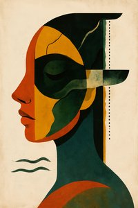 现在的重量》，2025 年（丙烯酸画布）