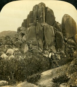 教堂岩，布法罗山脉，维多利亚，澳大利亚，c1909。