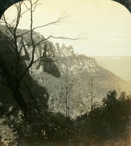 1908年，澳大利亚新南威尔士州蓝山山脉的卡通巴和杰米森盆地。