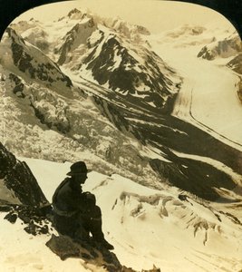 塔斯曼和鲁道夫冰川，新西兰南阿尔卑斯山，c1909。