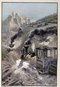 儒勒·凡尔纳 (Jules Verne) 的“怪人的遗嘱”中机车上的人（第 435 页）