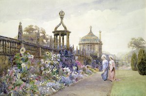 Montacute，向日葵，1886年 作者 乔治·塞缪尔·埃尔古德