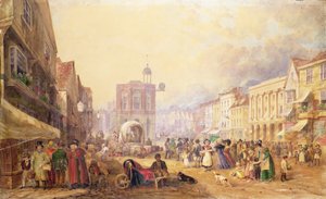 1829年加布里埃尔山的梅德斯通大街