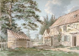 米德尔塞克斯郡格林福德附近的Overshot磨坊，1797年