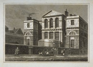 Sessions House的视图，Old Bailey，1812 作者 乔治·谢泼德