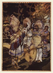 “我厌倦了孤独的生活，我为你的女儿而来”（彩色石版画） 作者 乔治·谢林汉姆