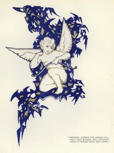 Max Beerbohm 的 The Happy Hypocrite 插图（彩色石版画）
