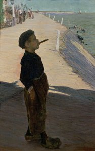 享受生活，福伦丹，Zuider Zee 作者 乔治·舍伍德·亨特