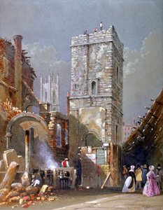 St Bartholomew-by-the Exchange，伦敦市，1842年。       