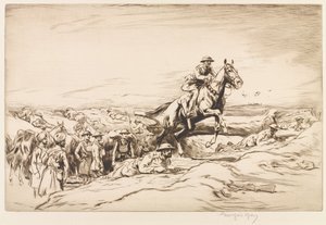 1917年12月1日，Epehy的第二枪骑兵。