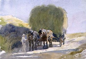 阳光下的海里克（水彩画） 作者 乔治·索珀