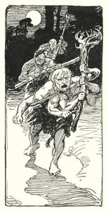 Jason and the Argonauts: "While they lay sleeping, came down on them terrible men" (litho) 作者 乔治·索珀